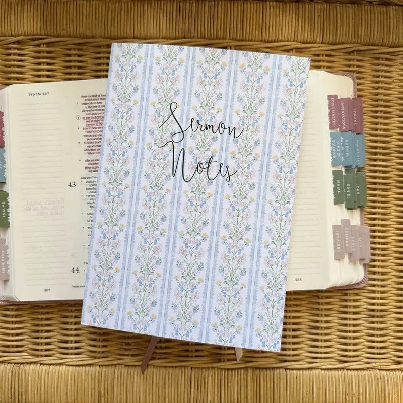 Sermon Notes Striped Floral T-Shirts, Hoodie, Sweatshirt | DripVista.com