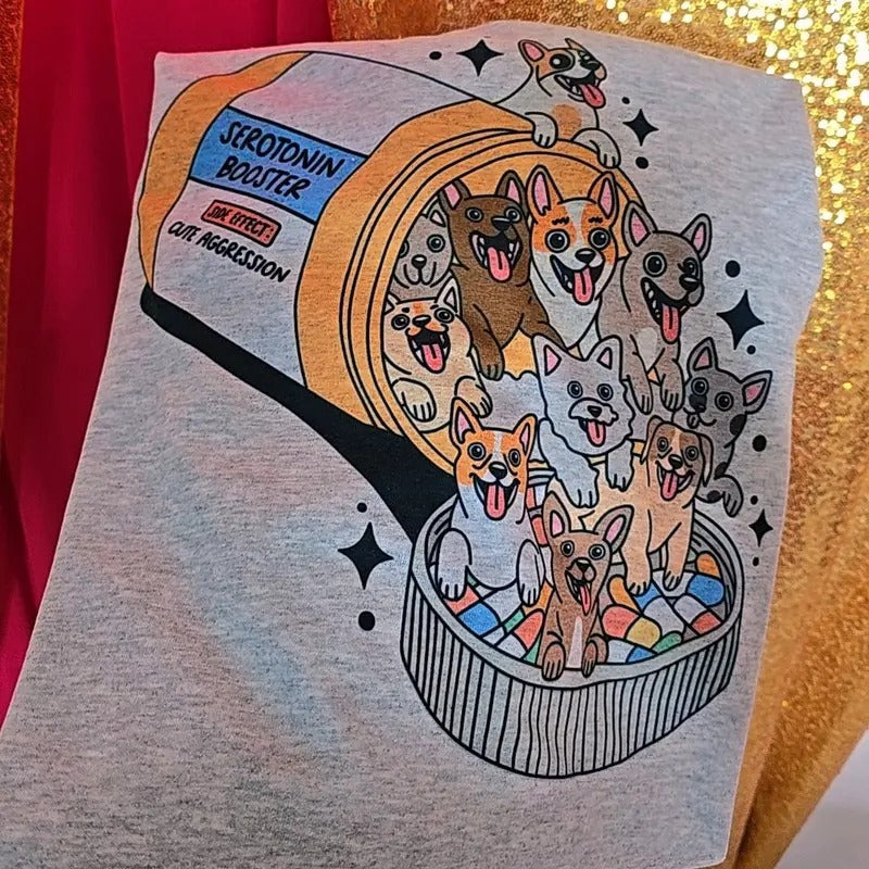 Serotonin Booster Dog Graphic Tee Unisex fit Hoodie, Sweatshirt | DripVista.com