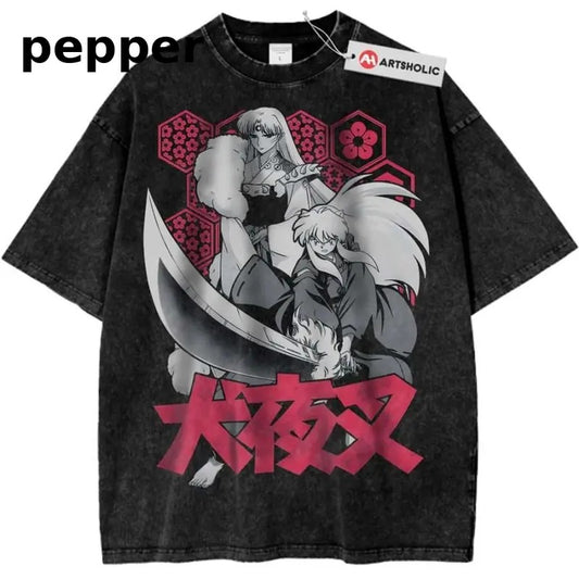 Sesshomaru vs Inuyasha Shirt, Anime Shirt, Vintage T-Shirt