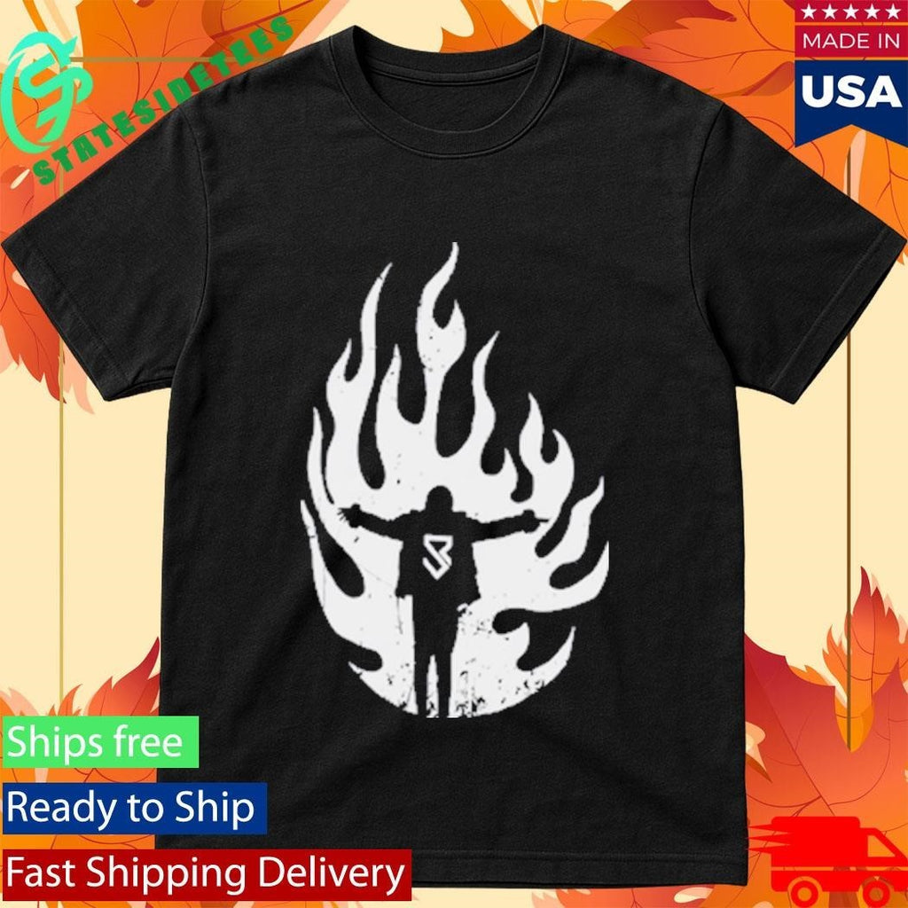 Seth Rollins Flames Shirt