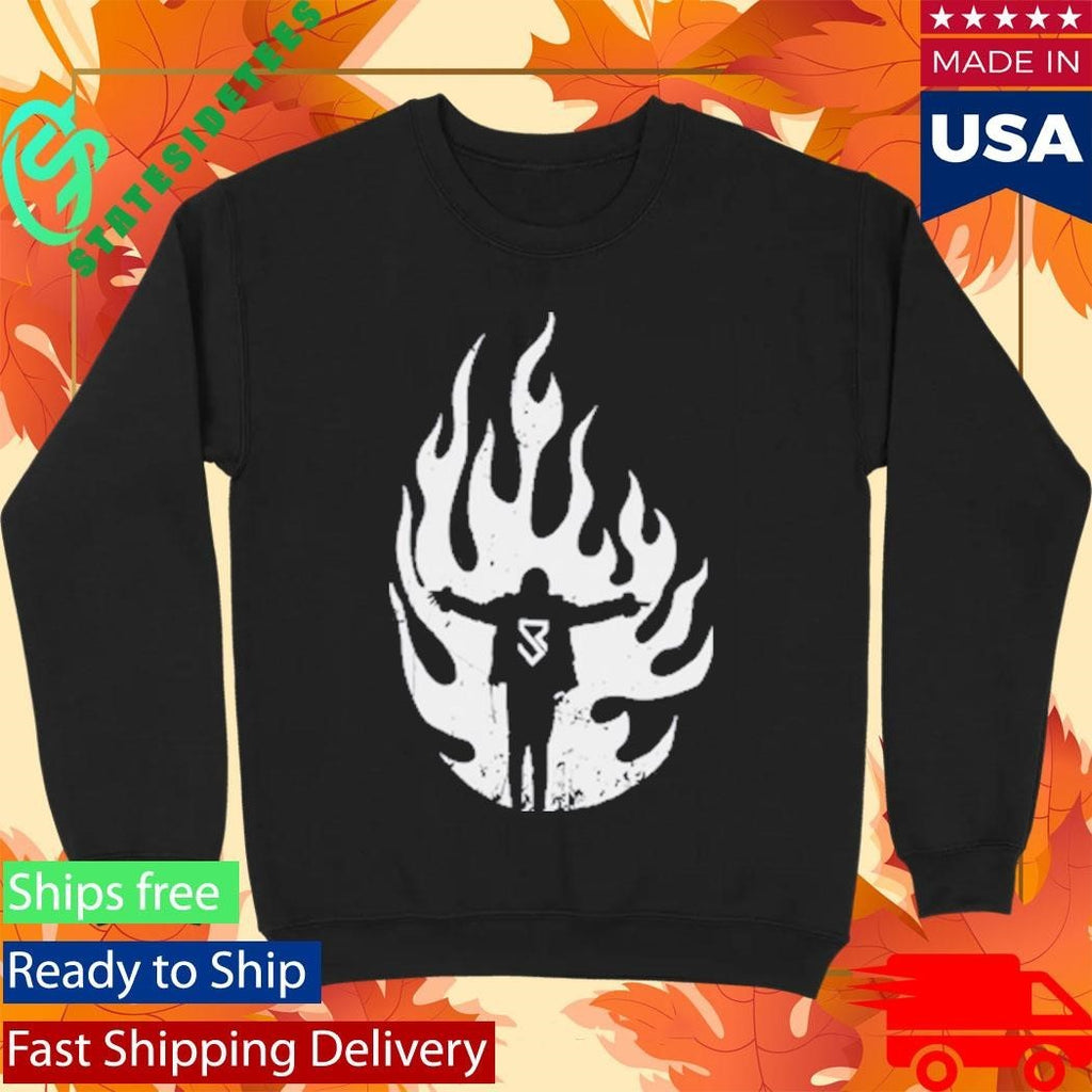 Seth Rollins Flames Shirt