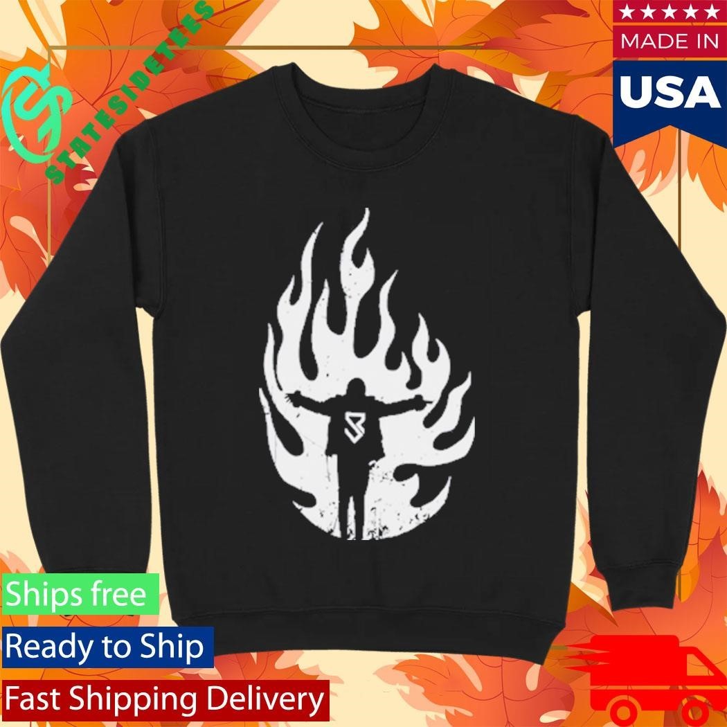 Seth Rollins Flames Shirt