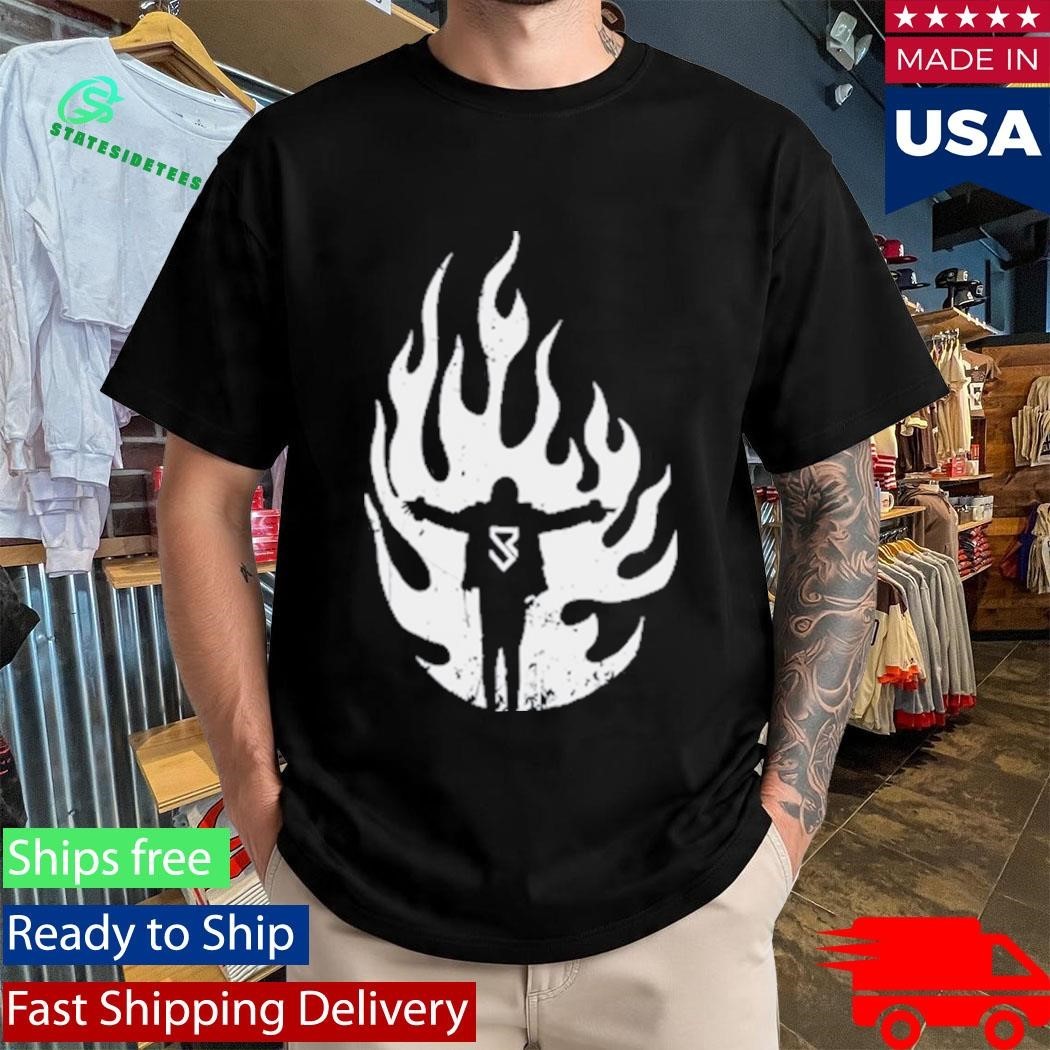 Seth Rollins Flames Shirt