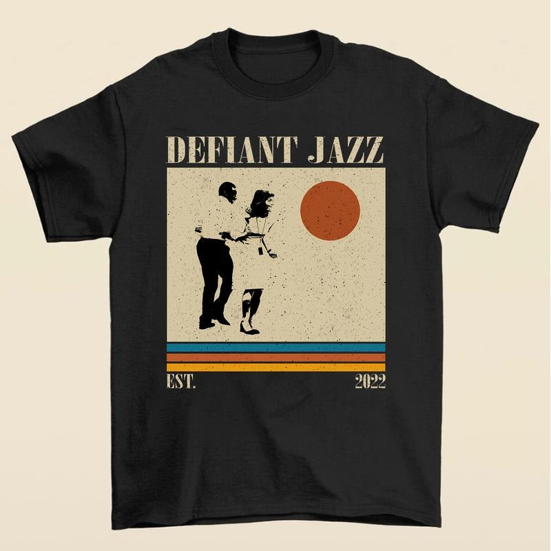 Severance Defiant Jazz Shirt Featuring Retro 90s Vintage Design for Fans