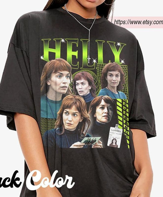Severance Helly R Shirt, Severance Graphic Tee, Vintage Style Unisex Cotton Graphic Tee, Gift for TV Lovers, Lumon, Macrodata Refinement tee