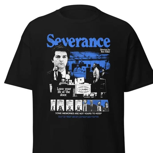 Severance TV Show Graphic Tee | Lumon Industries Fan Shirt | Retro Thriller Sci-Fi T-Shirt