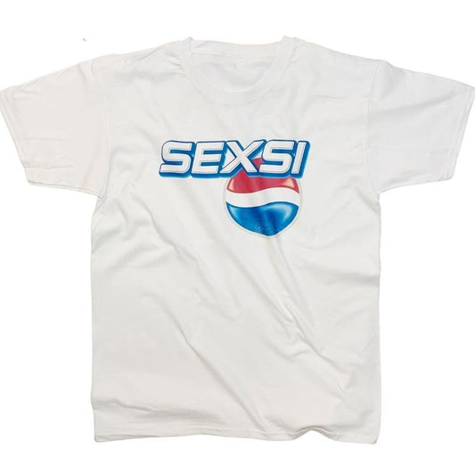 Sexsi Funny Meme T-Shirt Parody Branding Logo Funny T-Shirt