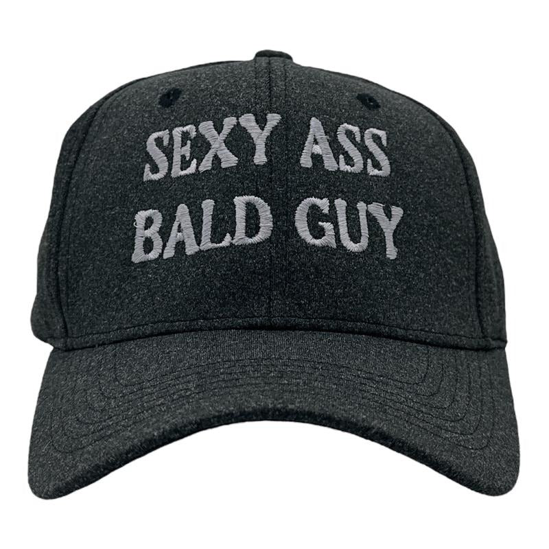 Sexy Ass Bald Guy Hat Funny Sarcastic Graphic Novelty Cap Funny Hats Funny Sarcastic  Novelty Caps for Men Black -...