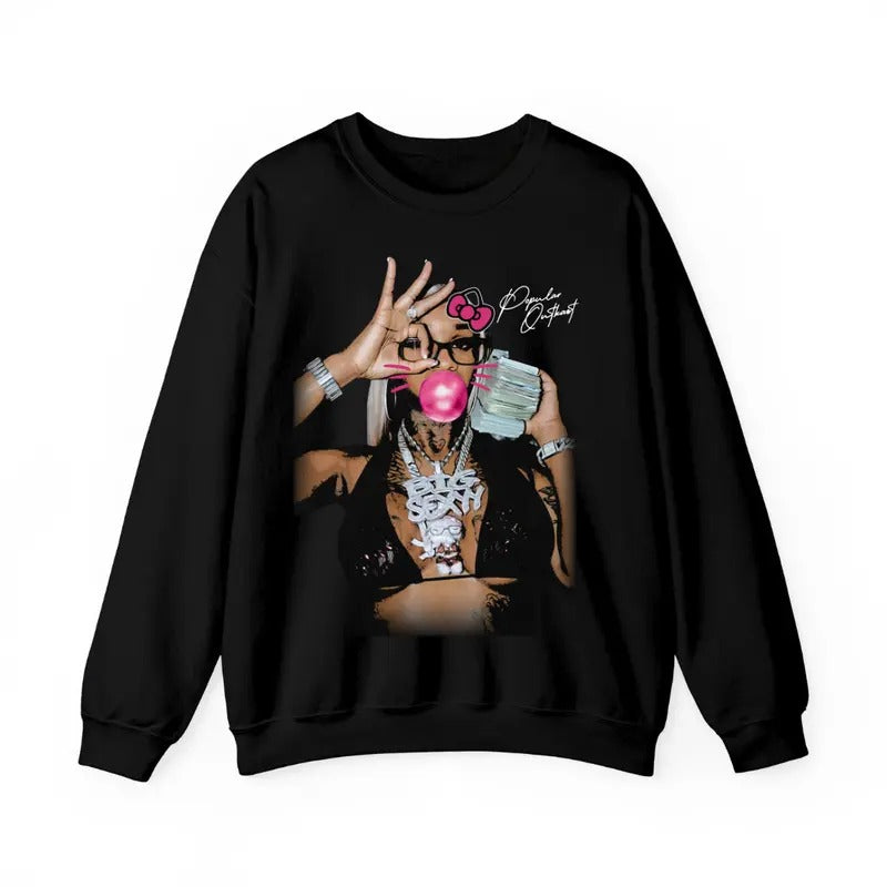 Sexy Redd Pink Kitty Bubblegum Sweatshirt Graphic Shirt Hoodie | DripVista.com