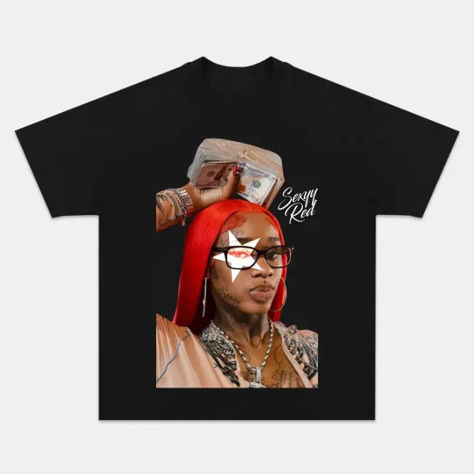 Sexyy Redd Star Tee Stand Out with Iconic Rap Fashion Hoodie, Sweatshirt | DripVista.com