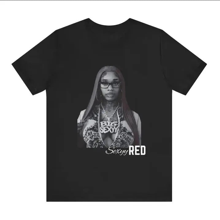 Sexyyy Red Fan Shirt Rapper Shirt Cotton Fabric Hoodie, Sweatshirt | DripVista.com