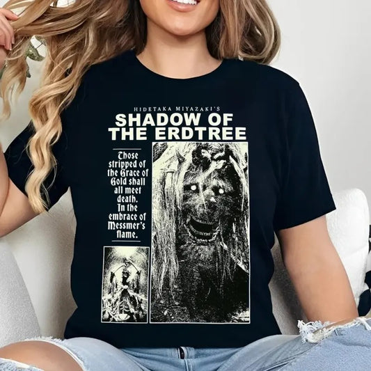 Shadow Of The Erdtree Lion Dancer T Shirt, Elden Ring T-Shirt, Shadow Of The Erdtree Shirt, Unisex Short Sleeve Tee Shirt, Casual Clothing Top Womenswear Women Lady