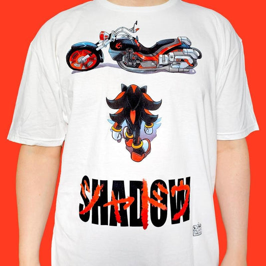 Shadow the Hedgehog Akira Dark Rider Retro Anime 80s T-shirt