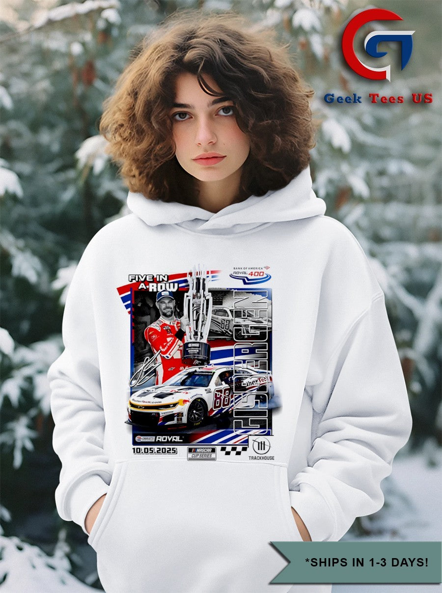Shane van Gisbergen 2025 Bank of America ROVAL 400 Race Win Checkered Flag Sports shirt