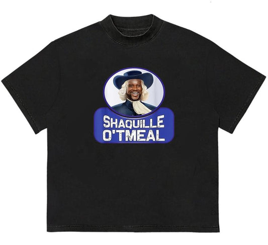 Shaquillee Oatmeal T-Shirt Soft Cotton Trendy Gift for Him Comfy T-Shirt for Nature Lovers