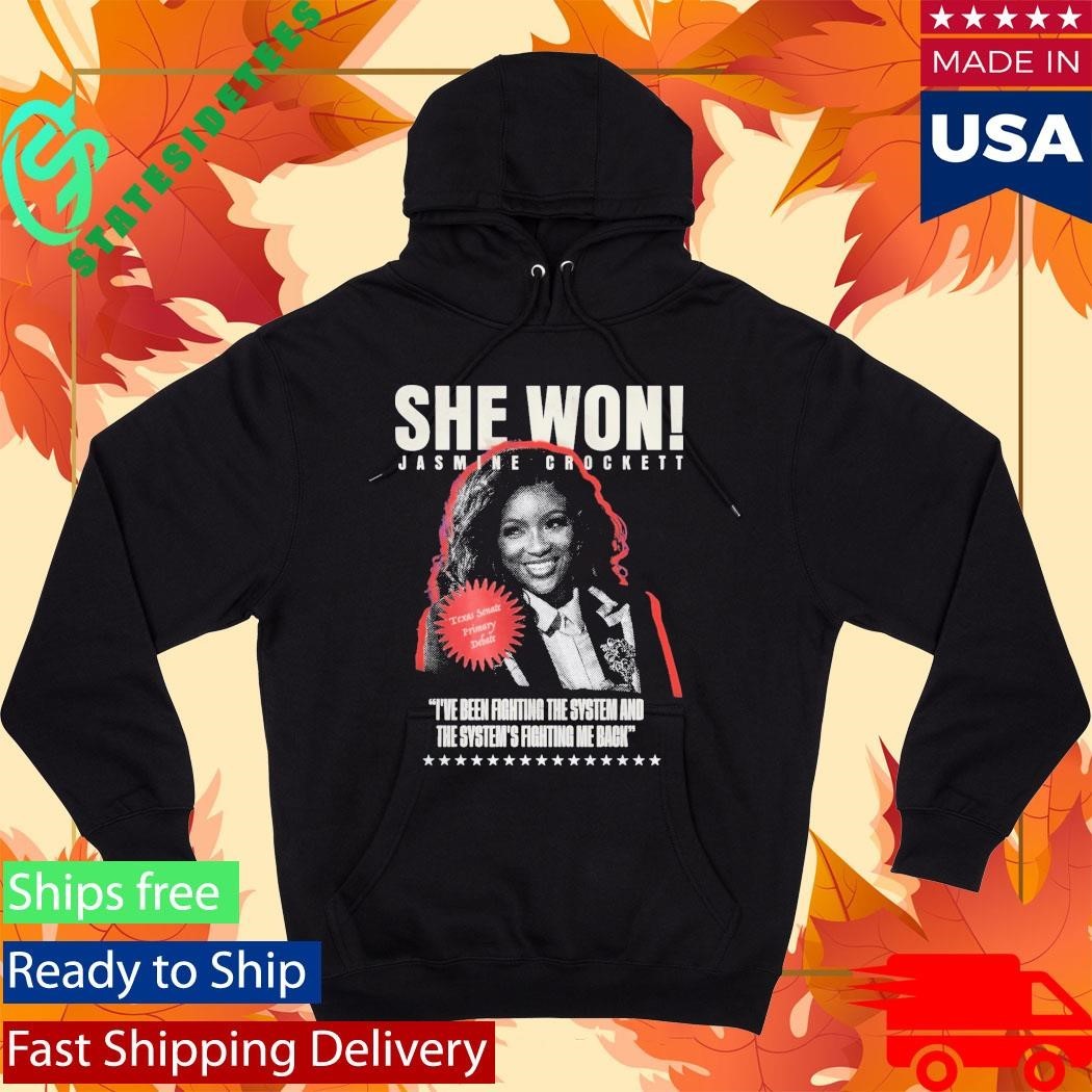 She Won Jasmine Crockett Shirt