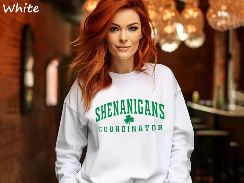Shenanigans Coordinator Sweatshirt, Matching St Patricks Day Sweatshirt, St Patrick's Day Sweatshirt, Funny St Patrick's...