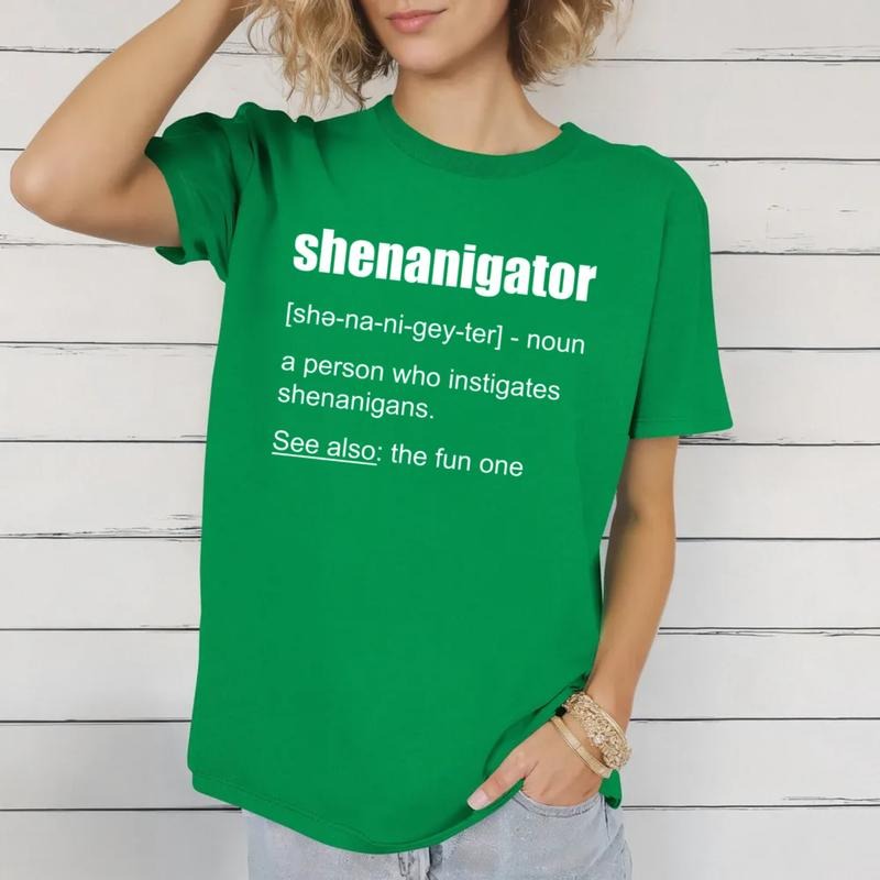 Shenanigator Definition Shirt, Shenanigans Coordinator Tshirt, St Patricks Day Drinking Sweatshirt, St Paddys Day Gift,...