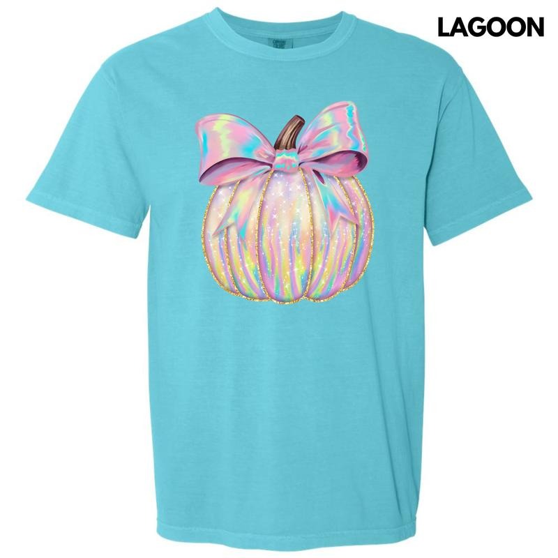 Shimmer Rainbow Pumpkin Comfort Colors T-Shirt 'NLB' Hoodie, Sweatshirt | DripVista.com