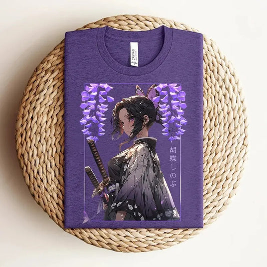 Shinobu Shirt, DS Shirt, Hashira Shirt, Graphic Anime Tee, Anime Shirt Gift
