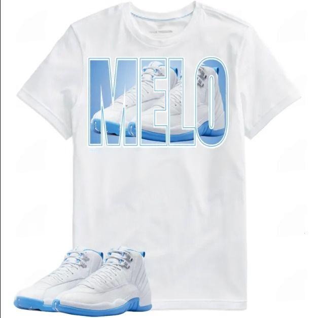 Shirt To Match AJ 12 Melo Blue, Graphic Tee,Best Gift Hoodie, Sweatshirt | DripVista.com
