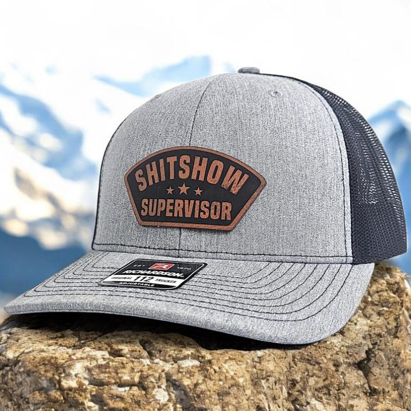 Shitshow Supervisor Trucker Hat, Funny Richardson 112 Cap, Sarcastic Gift Hat for Bosses and Leaders of Chaos, Funny...
