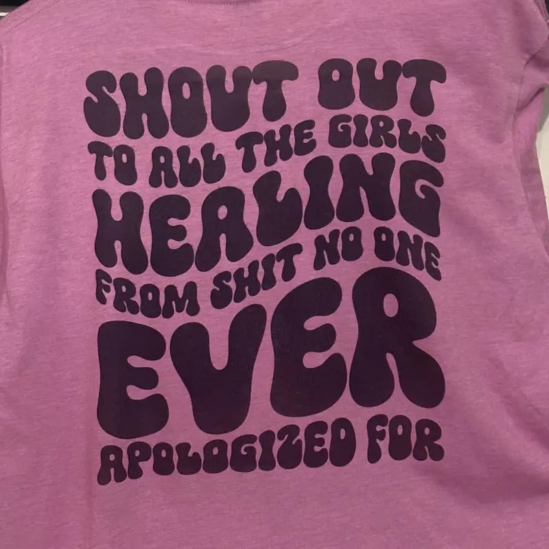 Shout Out to all the Girls - Front and Back Tee Hoodie, Sweatshirt | DripVista.com