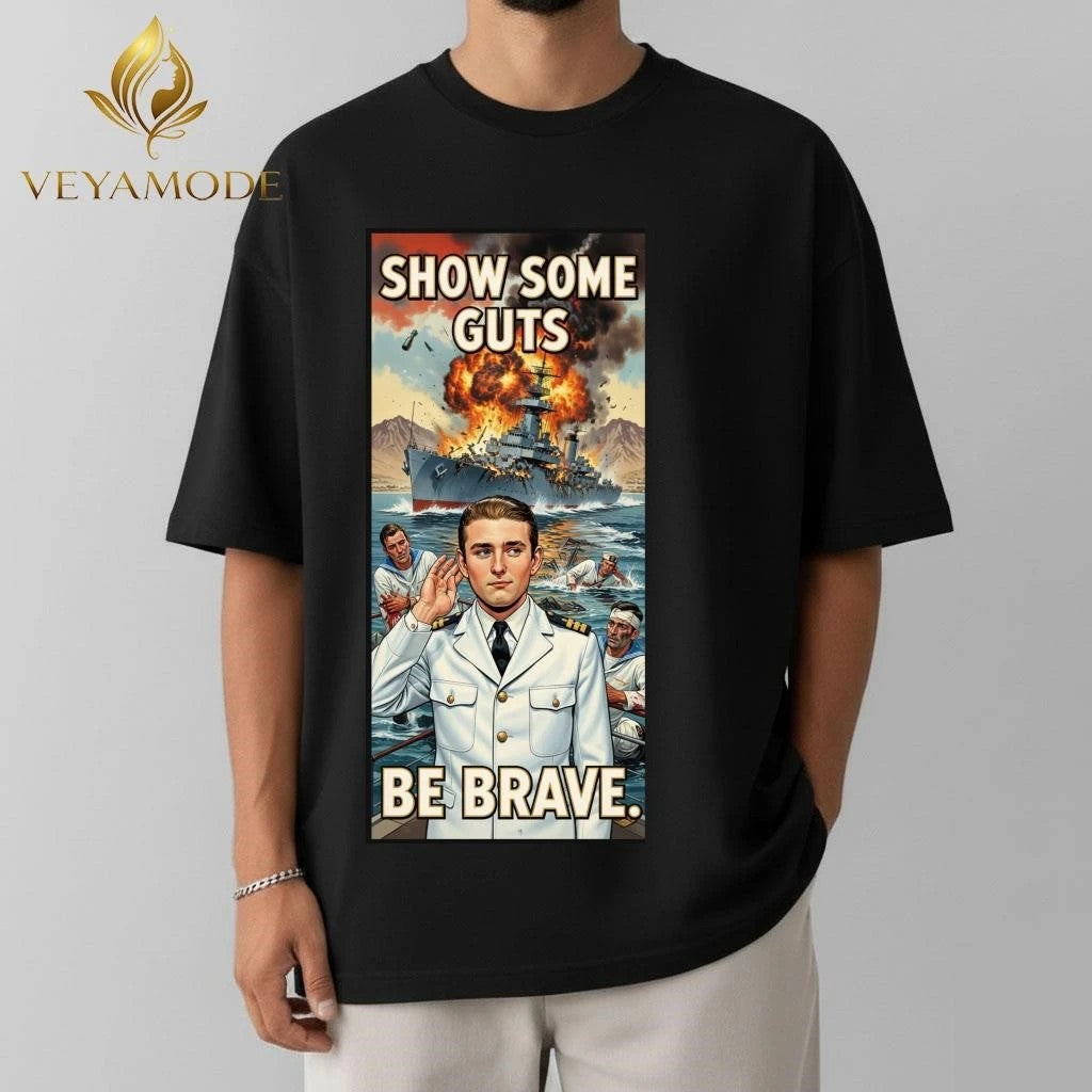 Show some guts Be Brave Barron Trump tee