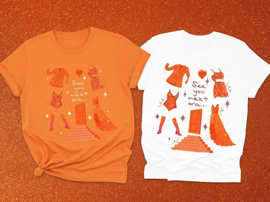 Showgirl Graphic T-shirt for Women, See You Next Time Print Tee, Fashion Casual  T-shirt, Trendy Gift for Music Lovers