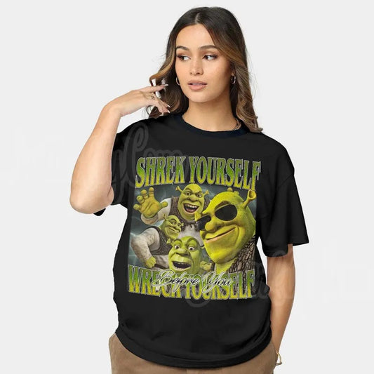 Shrek Funny Shirt Shrek Yourself Before You Wreck Yourself Shrek Meme Shirt, Fiona Princess Shirts Shrek Party