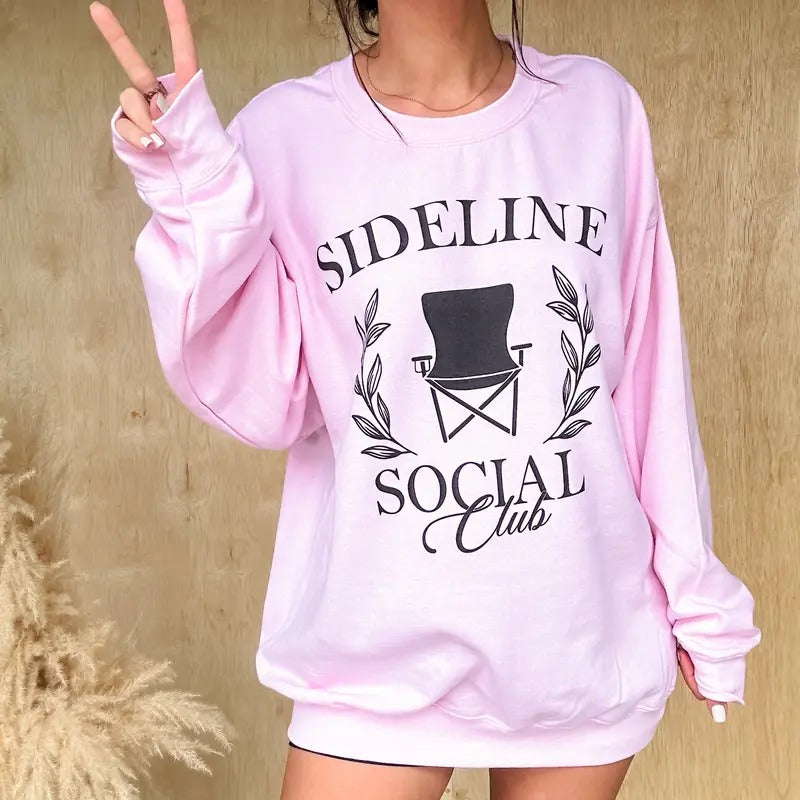 Sideline Social Club Graphic Pullover