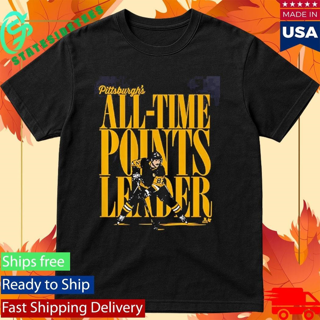 Sidney Crosby Pittsburgh All-time Points Leader Shirt