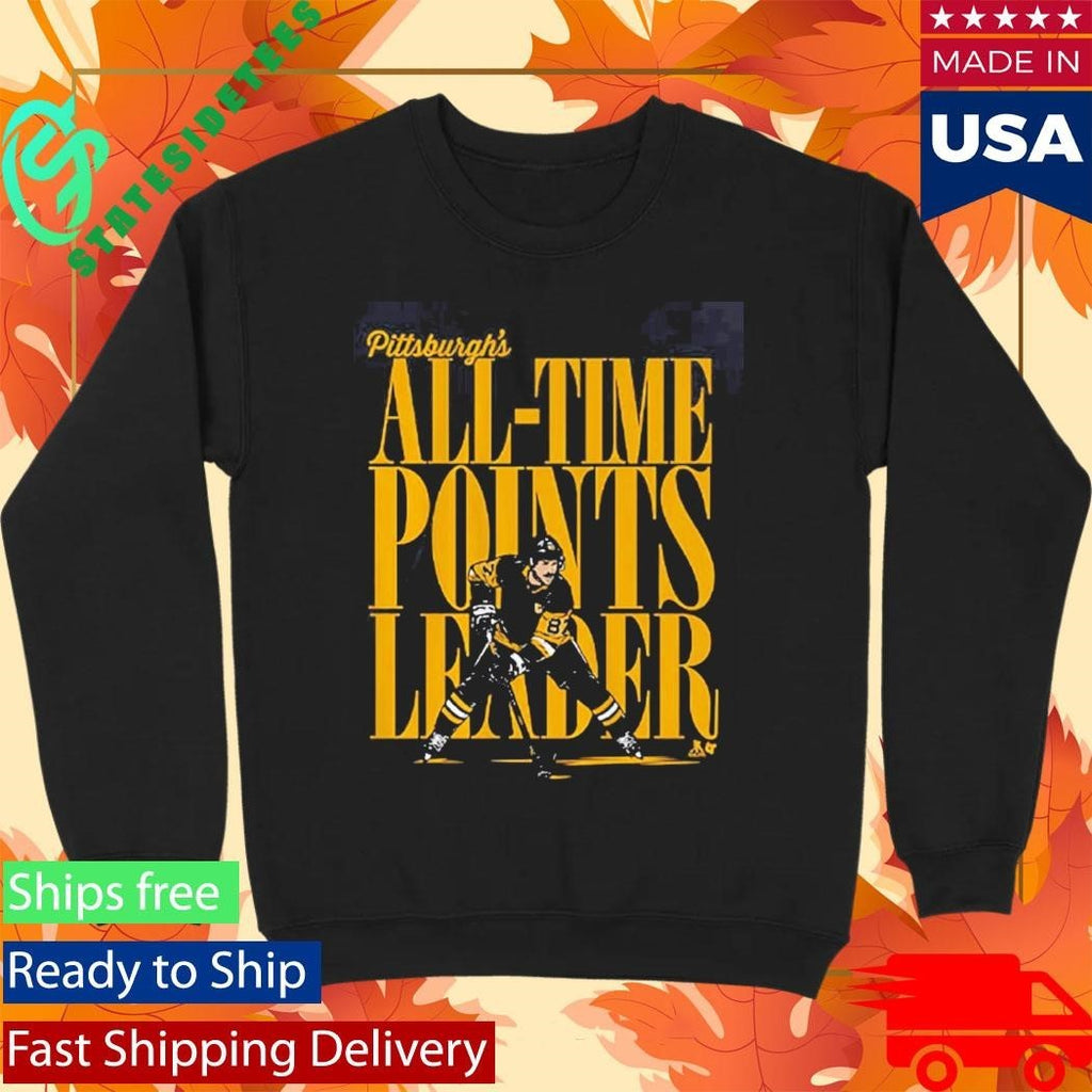 Sidney Crosby Pittsburgh All-time Points Leader Shirt