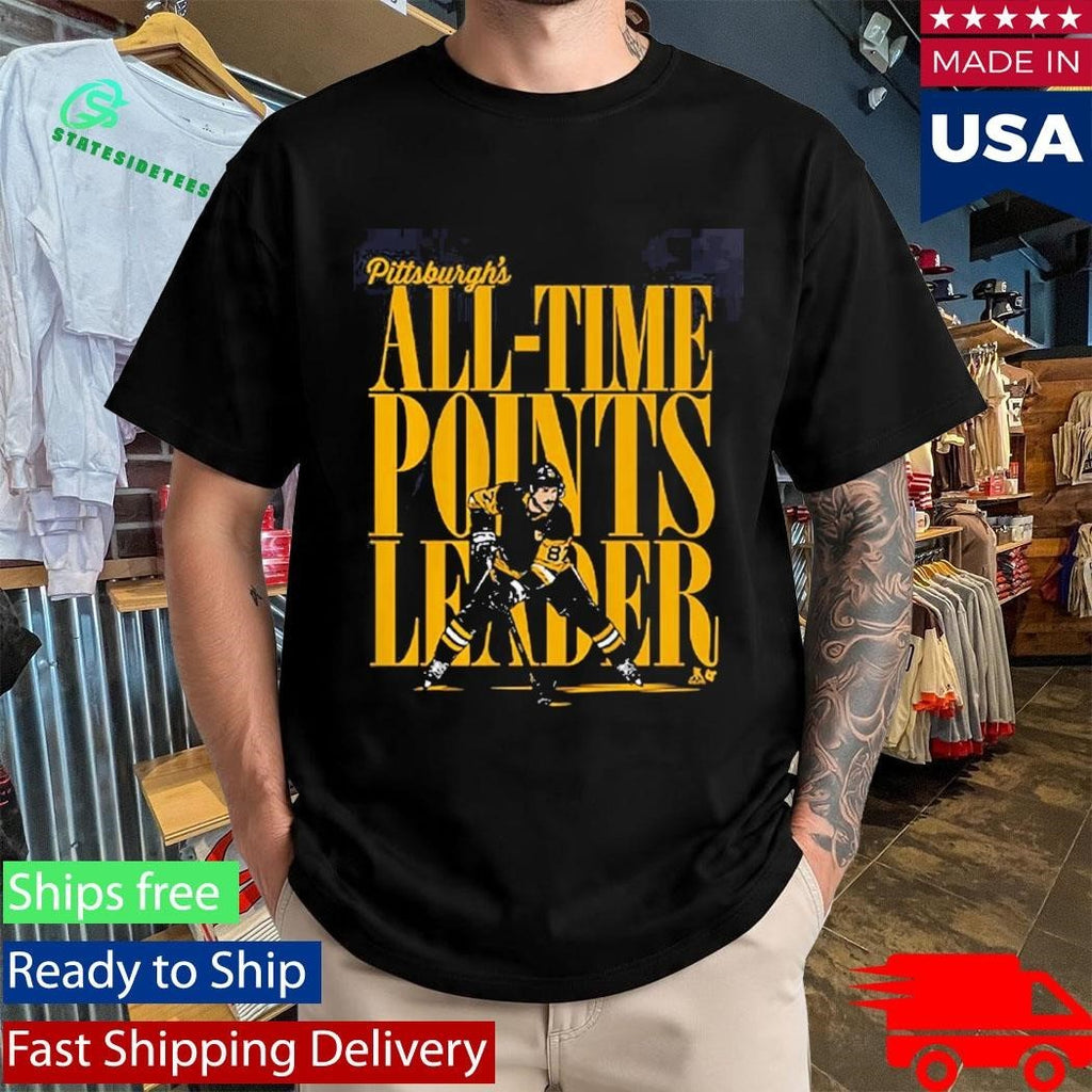 Sidney Crosby Pittsburgh All-time Points Leader Shirt