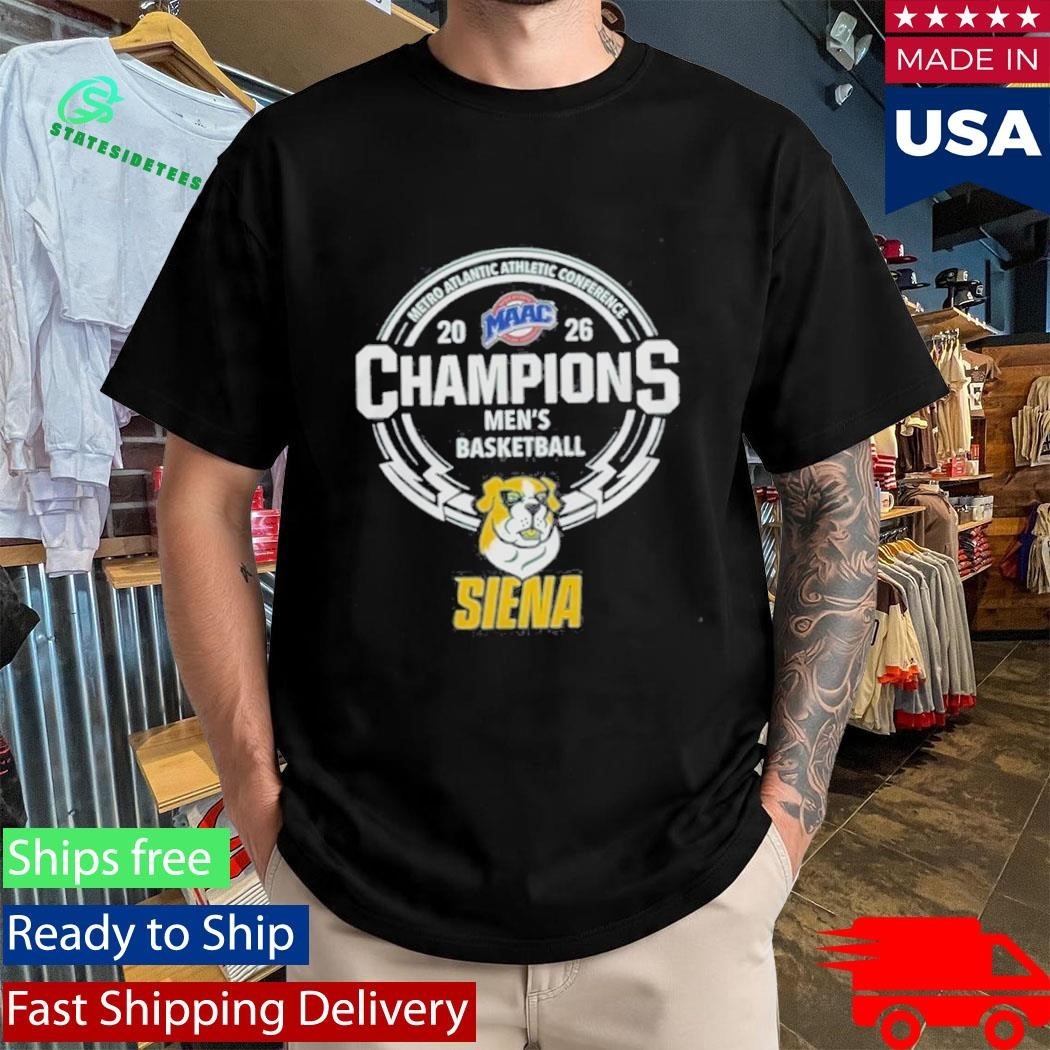 Siena Saints Men’S Basketball 2026 Metro Atlantic Athletic Conference Champions Shirt