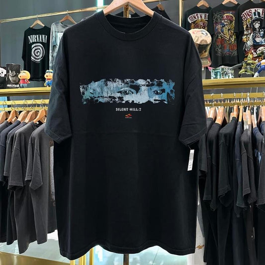 Silent Hill 2 Rare Vintage  Black T-Shirt Unisex Shirt Gift for him, Gift for her, Gift for fan