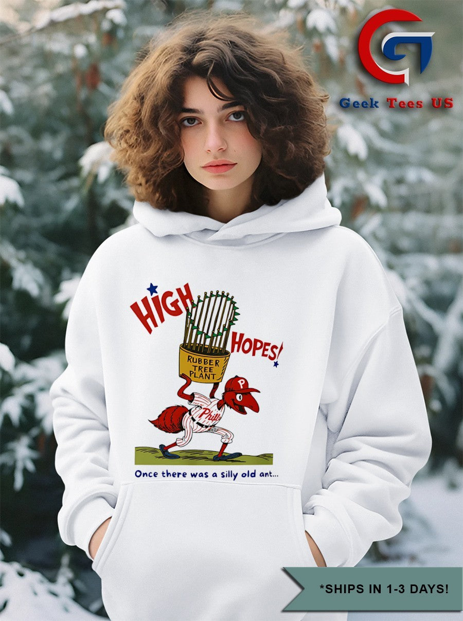 Silly old ant with high hopes Philadelphia Phillies trophy shirt