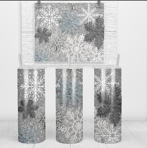 Silver Snowflakes Tumbler T-Shirts, Hoodie, Sweatshirt | DripVista.com