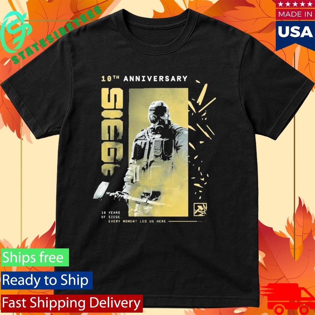 Six Siege 10Th Anniversary Sledge Shirt