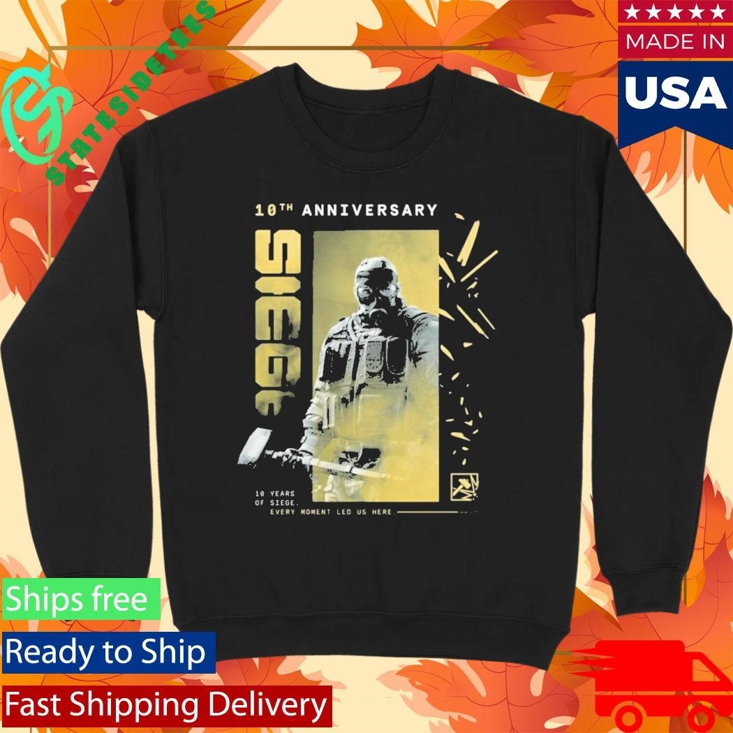 Six Siege 10Th Anniversary Sledge Shirt