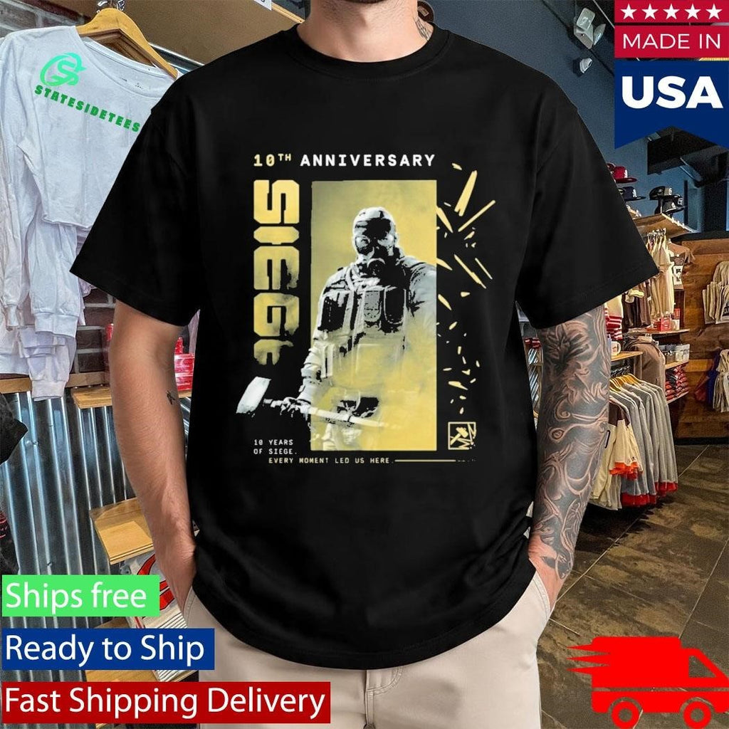 Six Siege 10Th Anniversary Sledge Shirt