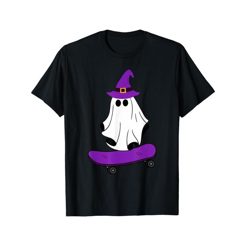 Skateboard Ghost Lazy Halloween costume skateboard T-shirt Made in USA Hoodie, Sweatshirt | DripVista.com