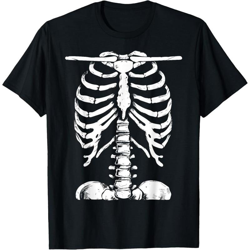 Skeleton Rib Cage Gifts Men Women Halloween Costume Skeleton T-Shirt made in usa Hoodie, Sweatshirt | DripVista.com