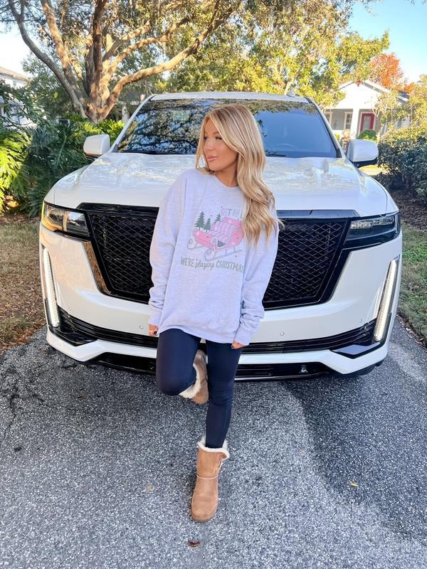 Slaying Christmas Graphic Sweatshirt