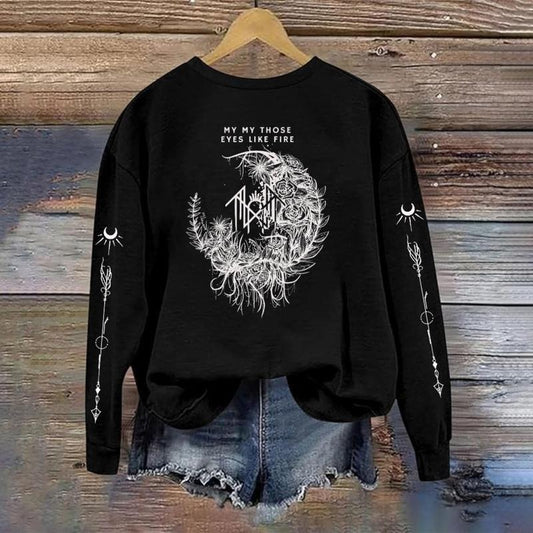 Sleep Token -  My My Those Eyes Like Fire Print Vintage Sweatshirt - Hoodie, Gift For Fan Sleeves With Designs STYLE 1