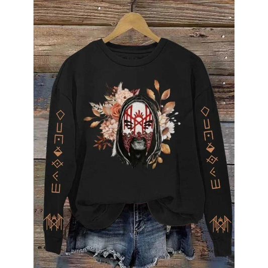 Sleep Token - Flowering Mask Print Vintage Sweatshirt - Hoodie, Gift For Fan Sleeves With Designs