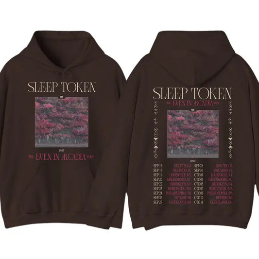 Sleep Token Even In Arcadia Hoodie, Sleep Token Tour 2025 Shirt, Flamingo Hoodie, Sleep Token Merch Rock Music, Gifts For Fans