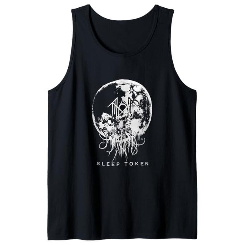 Sleep Token Take Me Back To Rock Tank Top Designed From Pure Cotton For Casual Wear, Regular Fit Graphic Casual Top for...