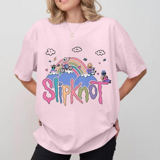 Slipknot Vintage T-Shirt, Slipknot T-Shirt, Slipknot Retro T-Shirt, Slipknot Tee, Slipknot Tour T-Shirt, Cute T-Shirt, Gift For Fan, Gift For Her, Gift For Him Fabric Fit