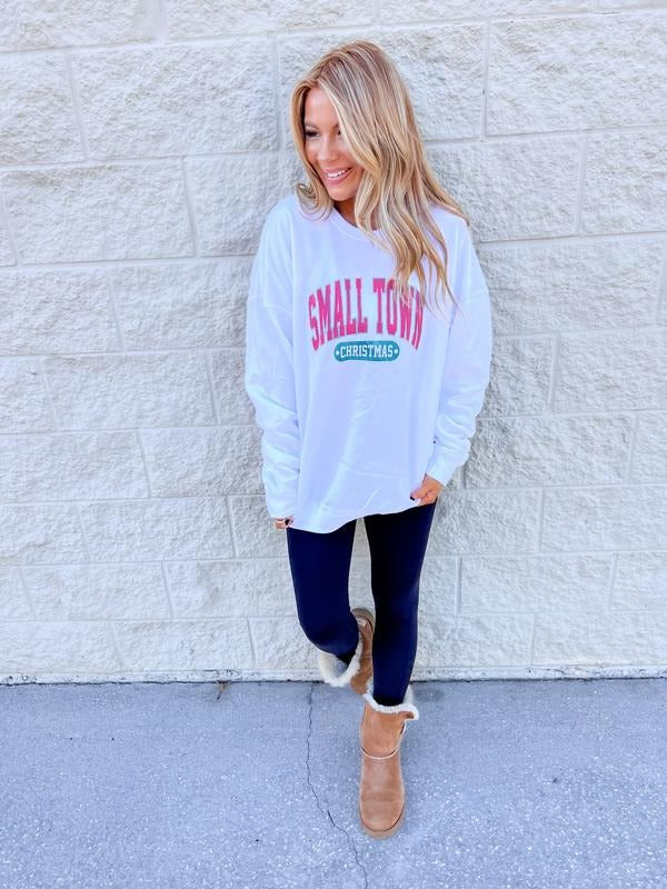 Small Town Christmas Graphic Sweatshirt